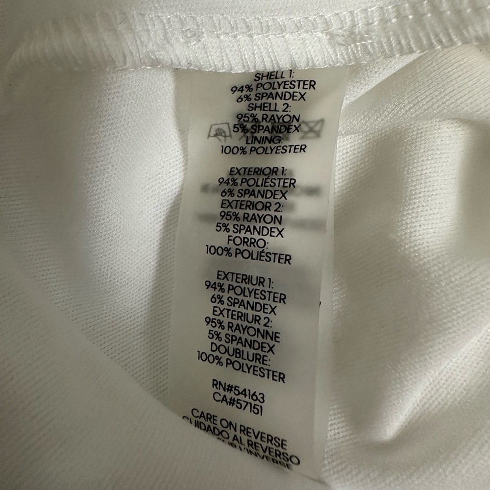 NWT Calvin Klein Women’s White Sequin Cocktail Dress Size 8 - Picture 7 of 8